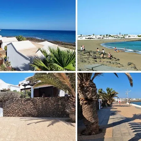 In Playa Honda Mit Sonniger Terrasse Und Meerblick